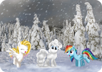 Snowponies by *selinmarsou, Dec 12, 2012 in Fan Art > Cartoons & Comics > Digital > Movies & TV