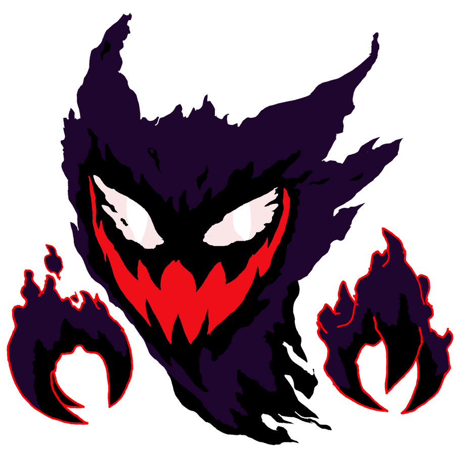 Zxc без фона. Haunter Pokemon. Hunter покемон. Хантер покемон арт. Демон спрайт