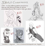 Commission Sketches Info by Grissaecrim