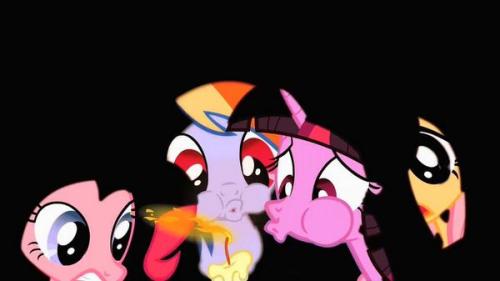 #730573 - safe, artist:gmrqor, fluttershy, pinkie pie, rainbow dash ...