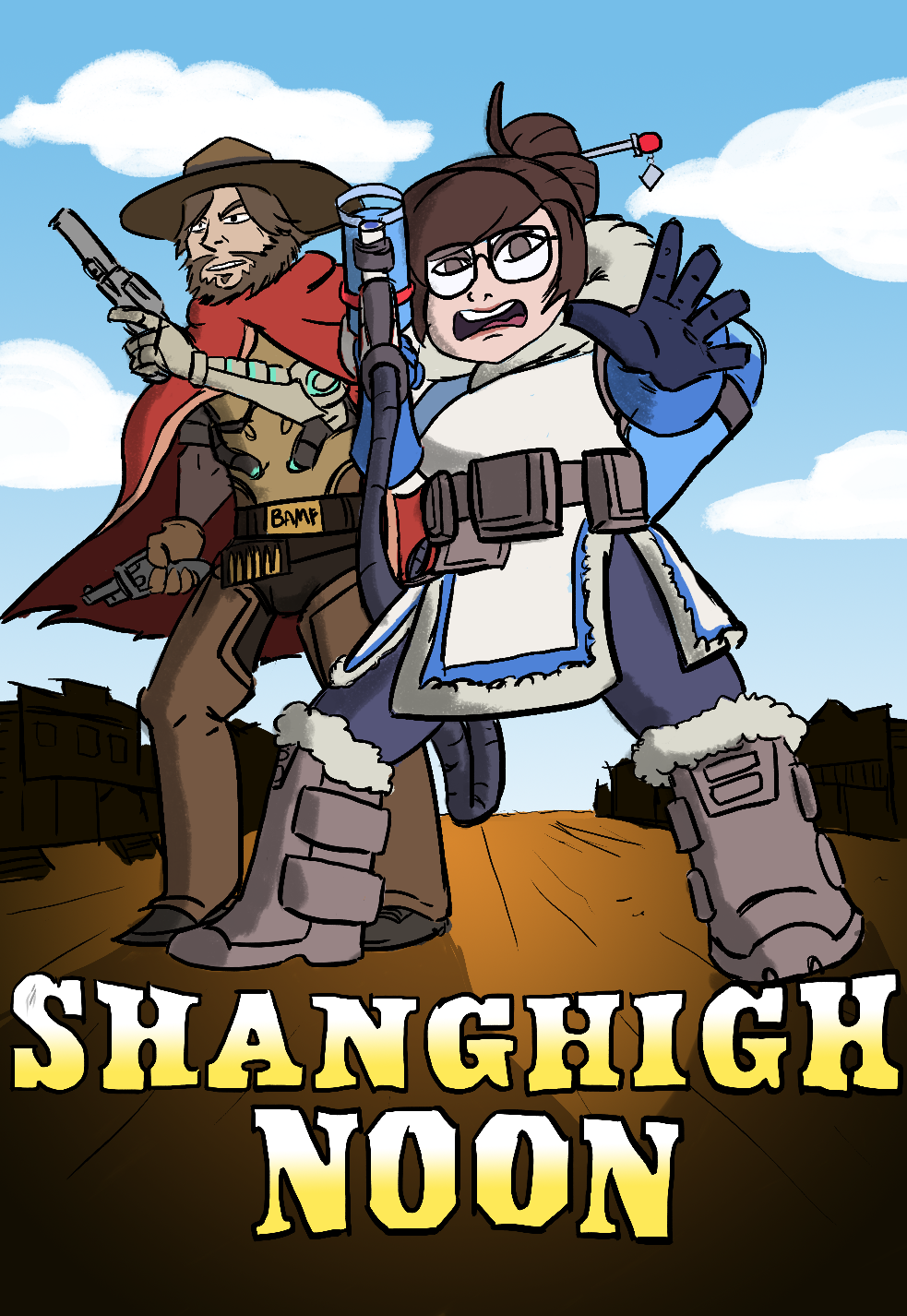 Noon on me. It's High Noon. MCCREE High Noon. Its High Noon meme. Overwatch High Noon meme.