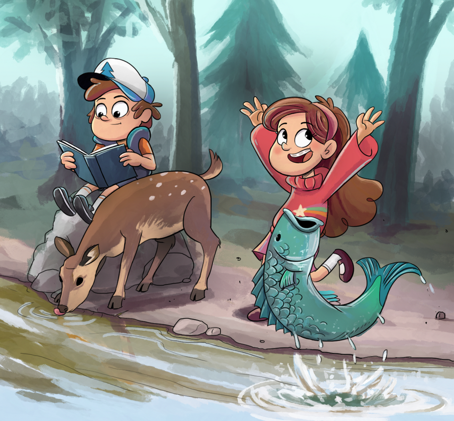Фолз gravity falls. Монстр Фолз. Монстер Фолз Диппер. Монстр Фолз Диппер и Мейбл. Монстер Фолз Мейбл.
