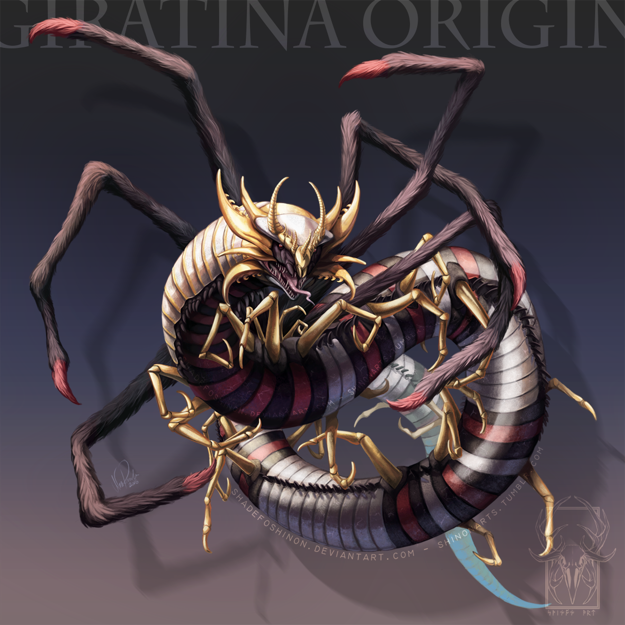 Giratina- (Origin Form) by ZarxielZerg on DeviantArt